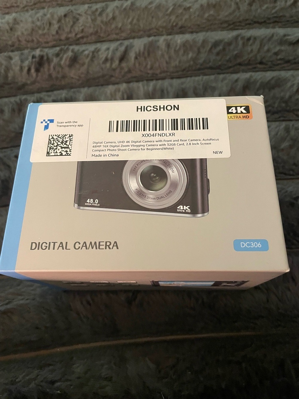 4K Digital Camera, 48MP Autofocus Camera NWT